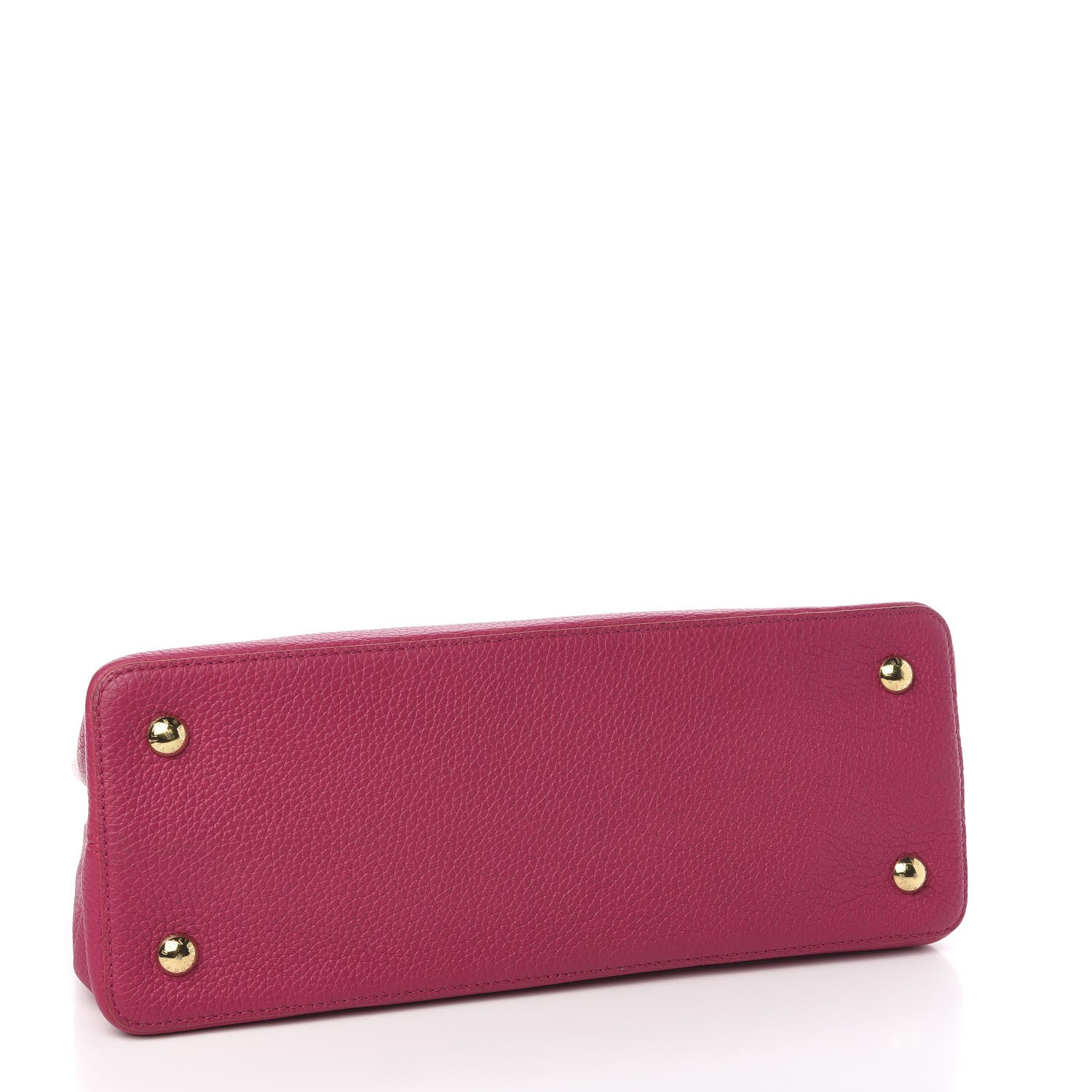 Louis Vuitton Taurillon Capucines MM Hibiscus Flamingo 4 of 9