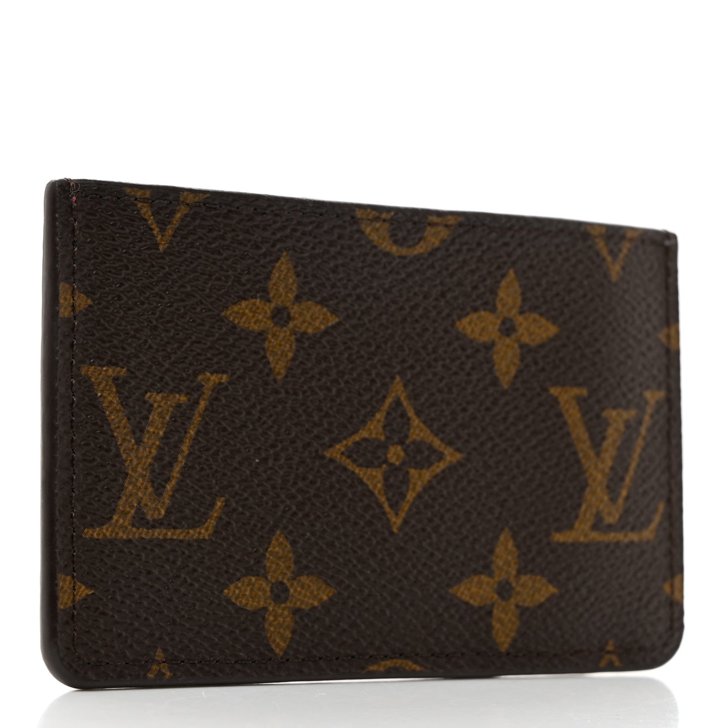Calfskin Monogram Kimono Tote Card Holder Cherry