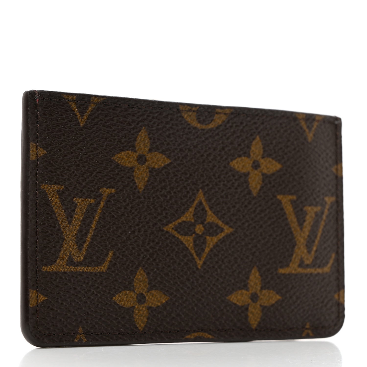 Louis Vuitton Calfskin Monogram Kimono Tote Card Holder Cherry 3 of 8