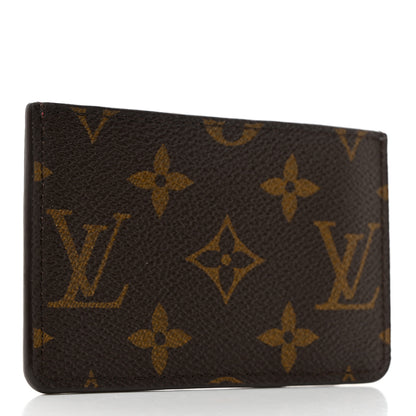 Louis Vuitton Calfskin Monogram Kimono Tote Card Holder Cherry 3 of 8