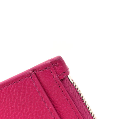 Balenciaga Grained Calfskin Large Cash Long Coin Card Holder Hot Pink 11 of 13