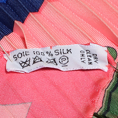 Hermes Silk Plisse Raconte Moi Le Cheval Scarf 90 5 of 5
