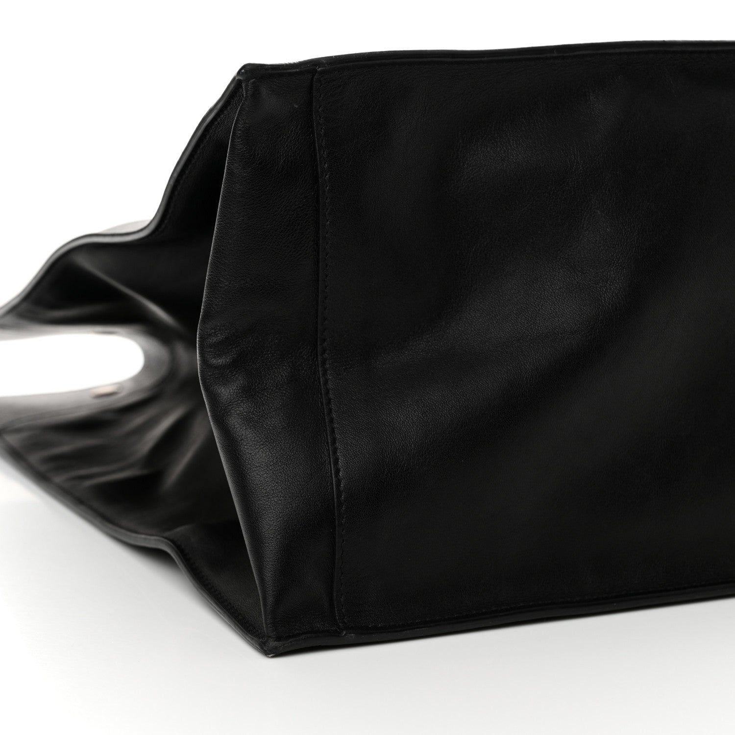 Saint Laurent Vitello Rive Gauche Large Tote Black 9 of 13