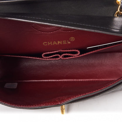 Chanel Lambskin Quilted Small Double Flap Black 7 of 9