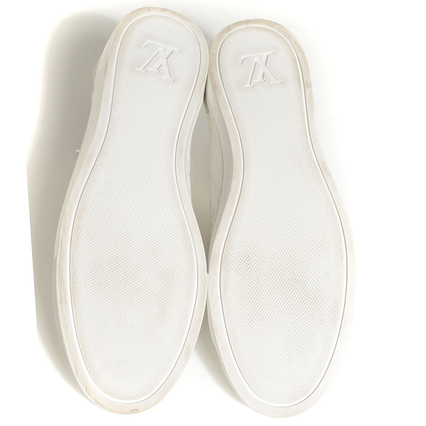 Calf Monogram Punchy Sneaker 39.5 8.5 White