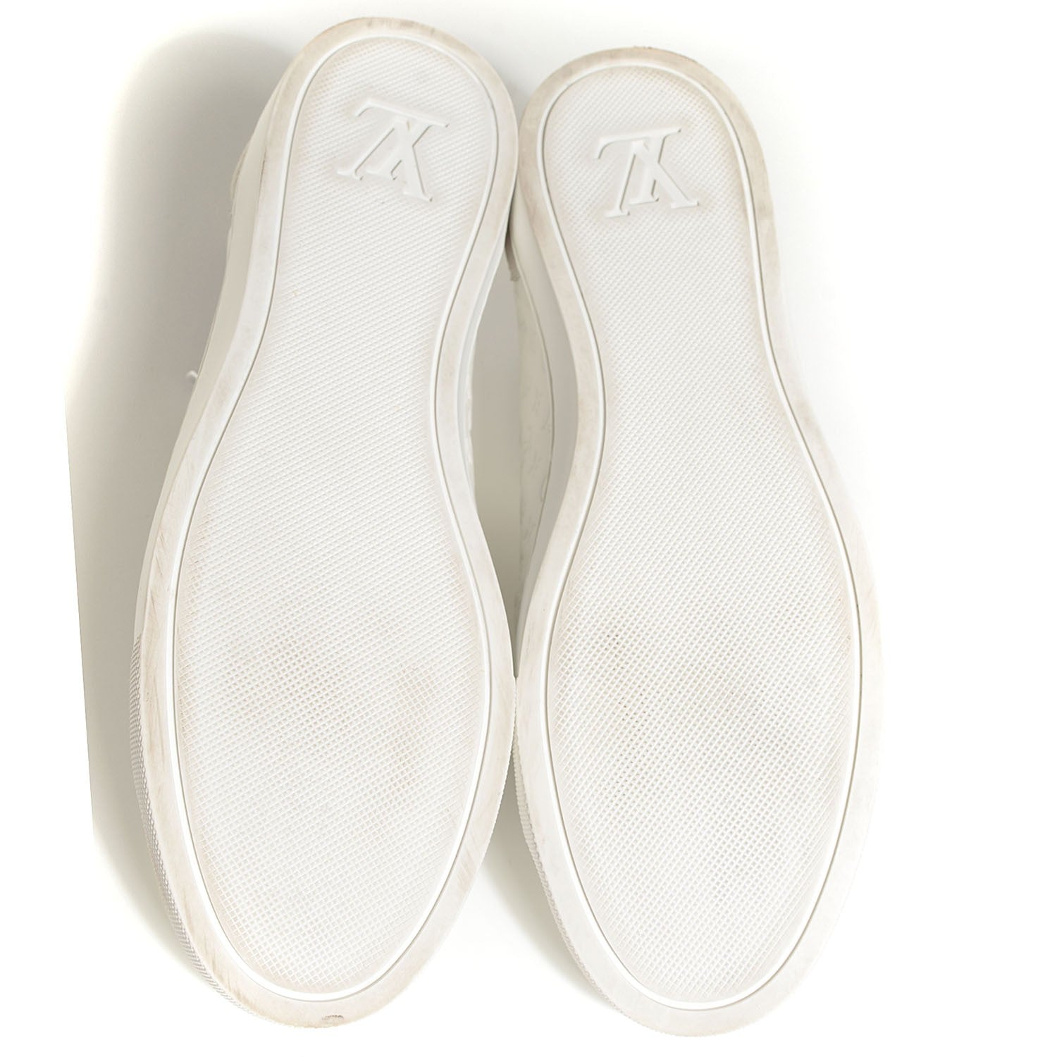 Louis Vuitton Calf Monogram Punchy Sneaker 39.5 8.5 White 5 of 7