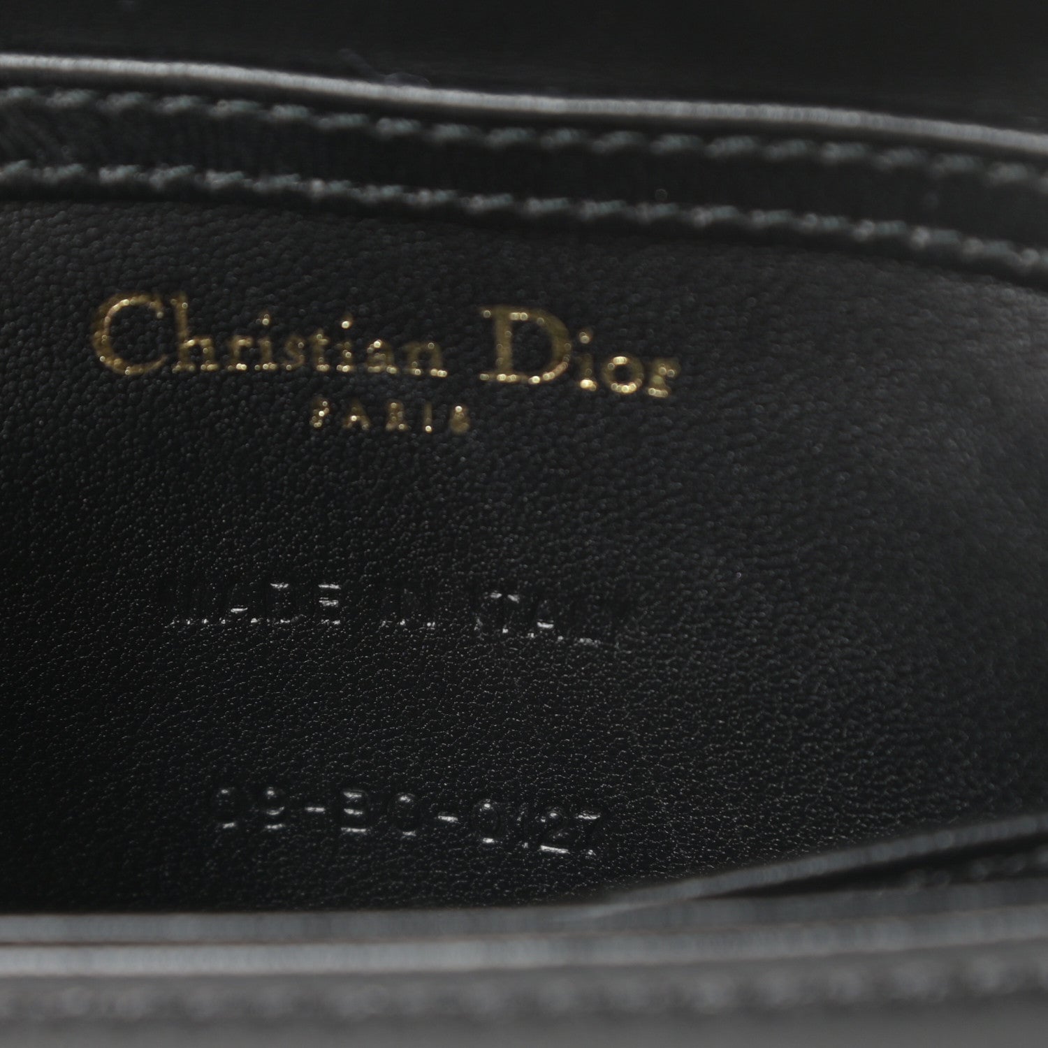 Christian Dior Lambskin Studded Micro Diorama Flap Bag Black 7 of 14