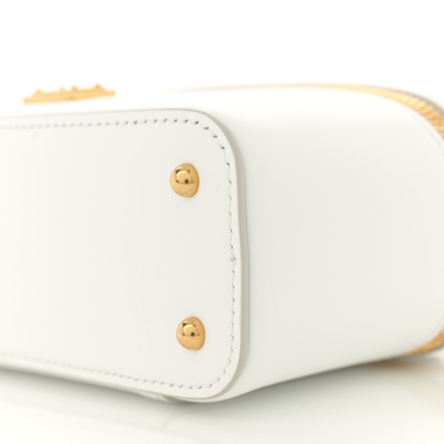 Calfskin Sicily Crossbody Bag White