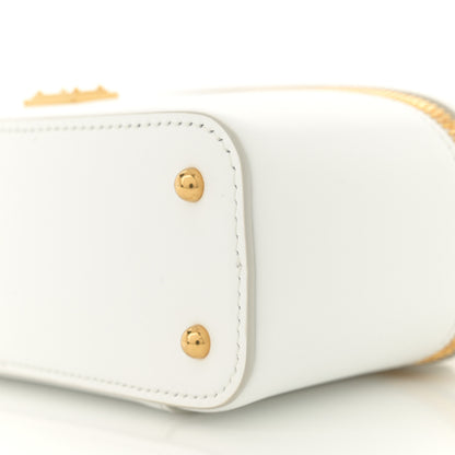 Dolce & Gabbana Calfskin Sicily Crossbody Bag White 9 of 9