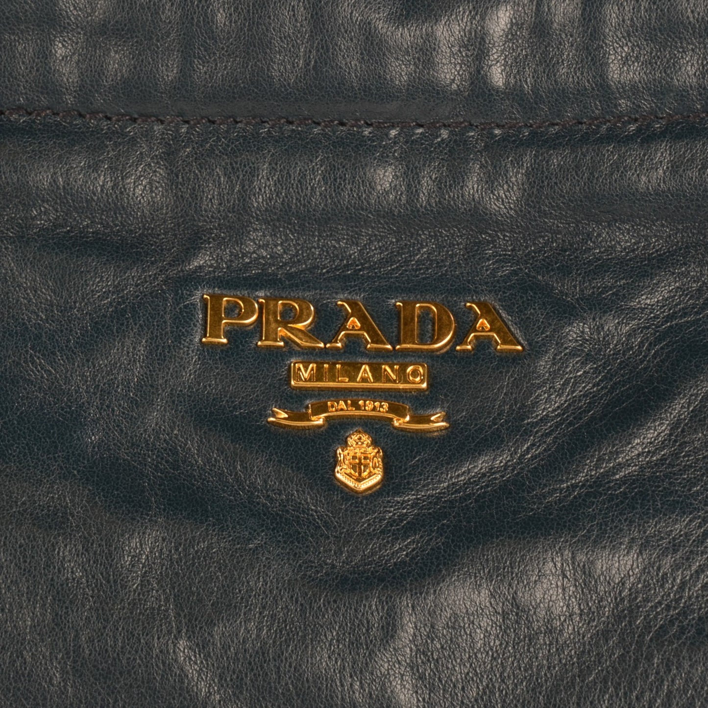 Nappa Antique Shoulder Bag Denim