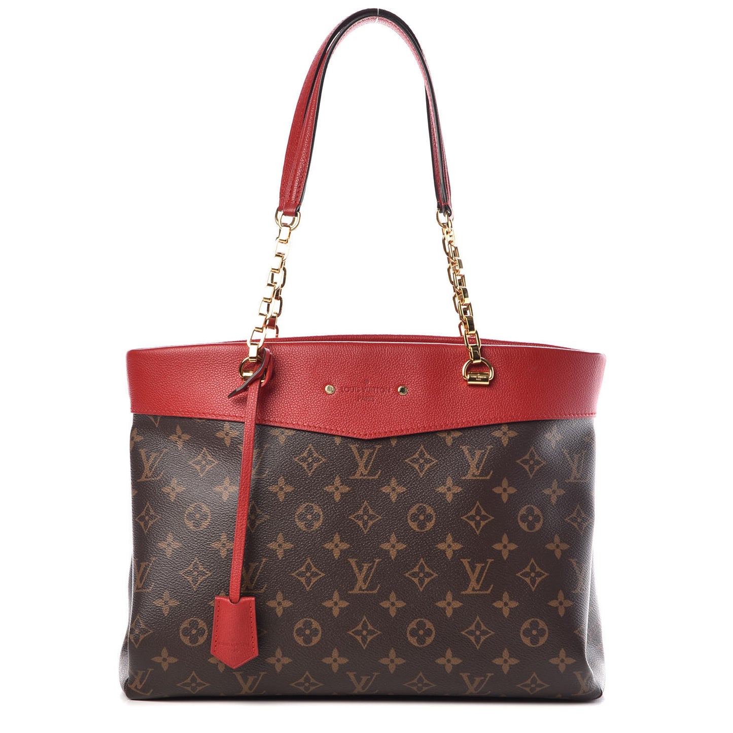 Monogram Pallas Shopper Cherry
