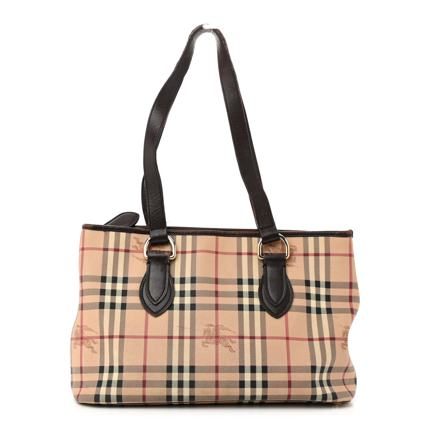 Haymarket Check Medium Regent Tote Chocolate