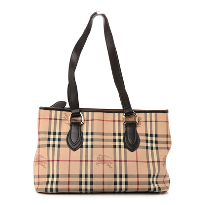 Burberry Haymarket Check Medium Regent Tote Chocolate 1 of 13