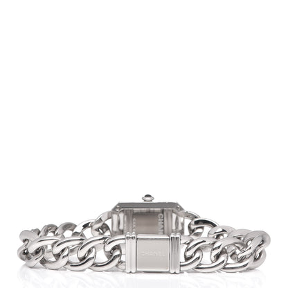 Chanel Stainless Steel Diamond Bezel Mother of Pearl 16mm Chain Premiere Quartz Watch 4 of 5