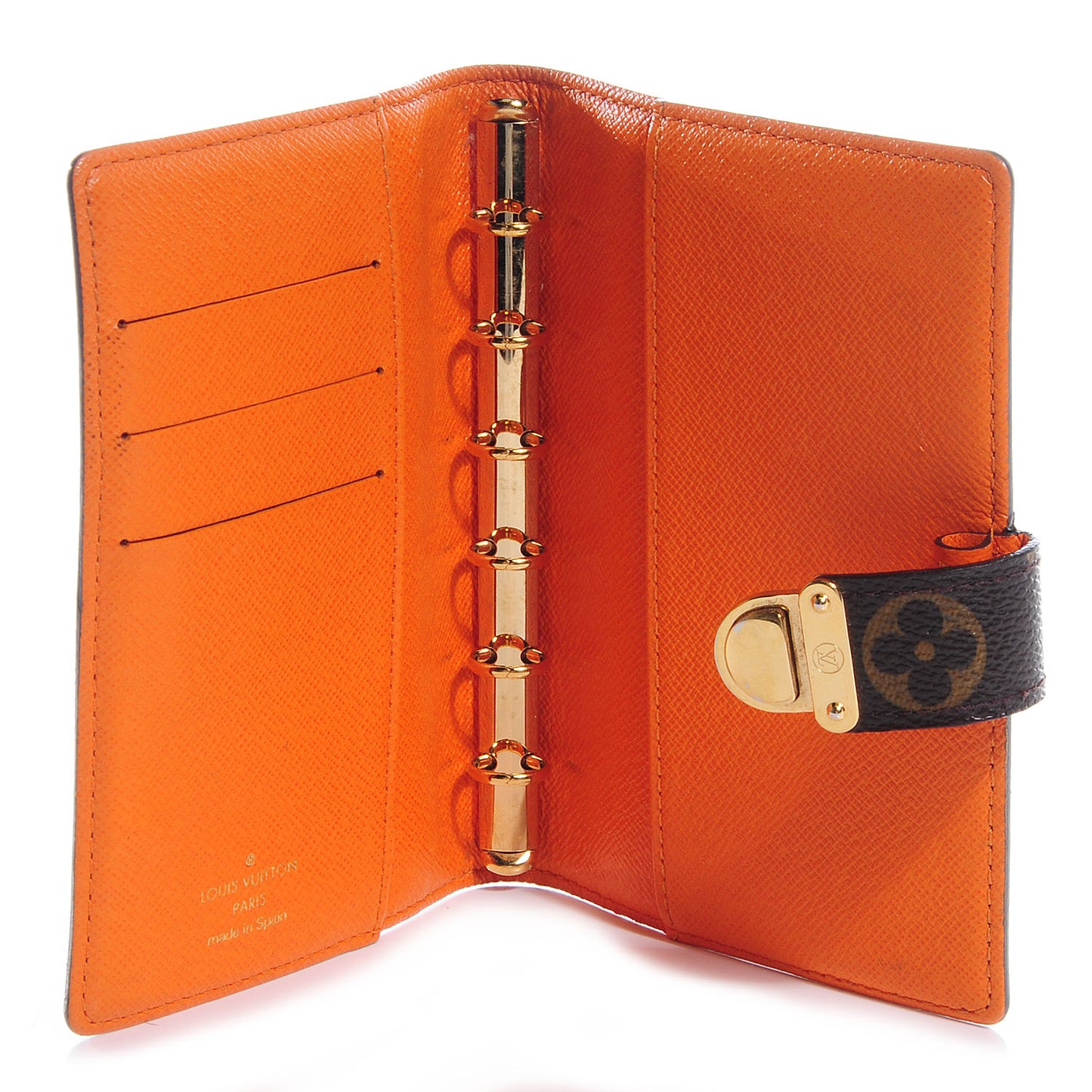 Monogram Koala Small Ring Agenda PM Orange