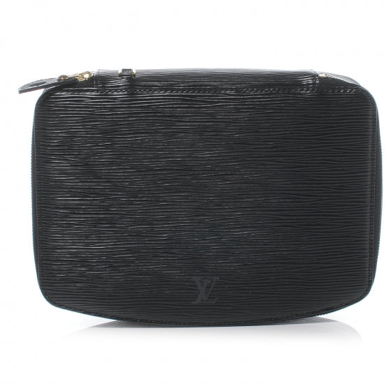 Louis Vuitton Epi Monte Carlo Jewelry Case Box Black 1 of 8
