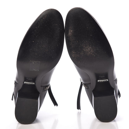 Gucci Kid Ankle Booties 39.5 Black 7 of 15