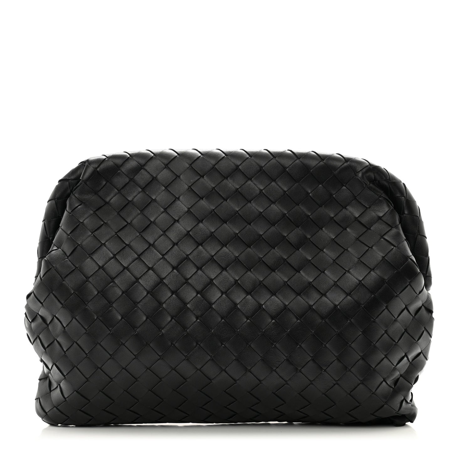 Nappa Intrecciato Clutch Black