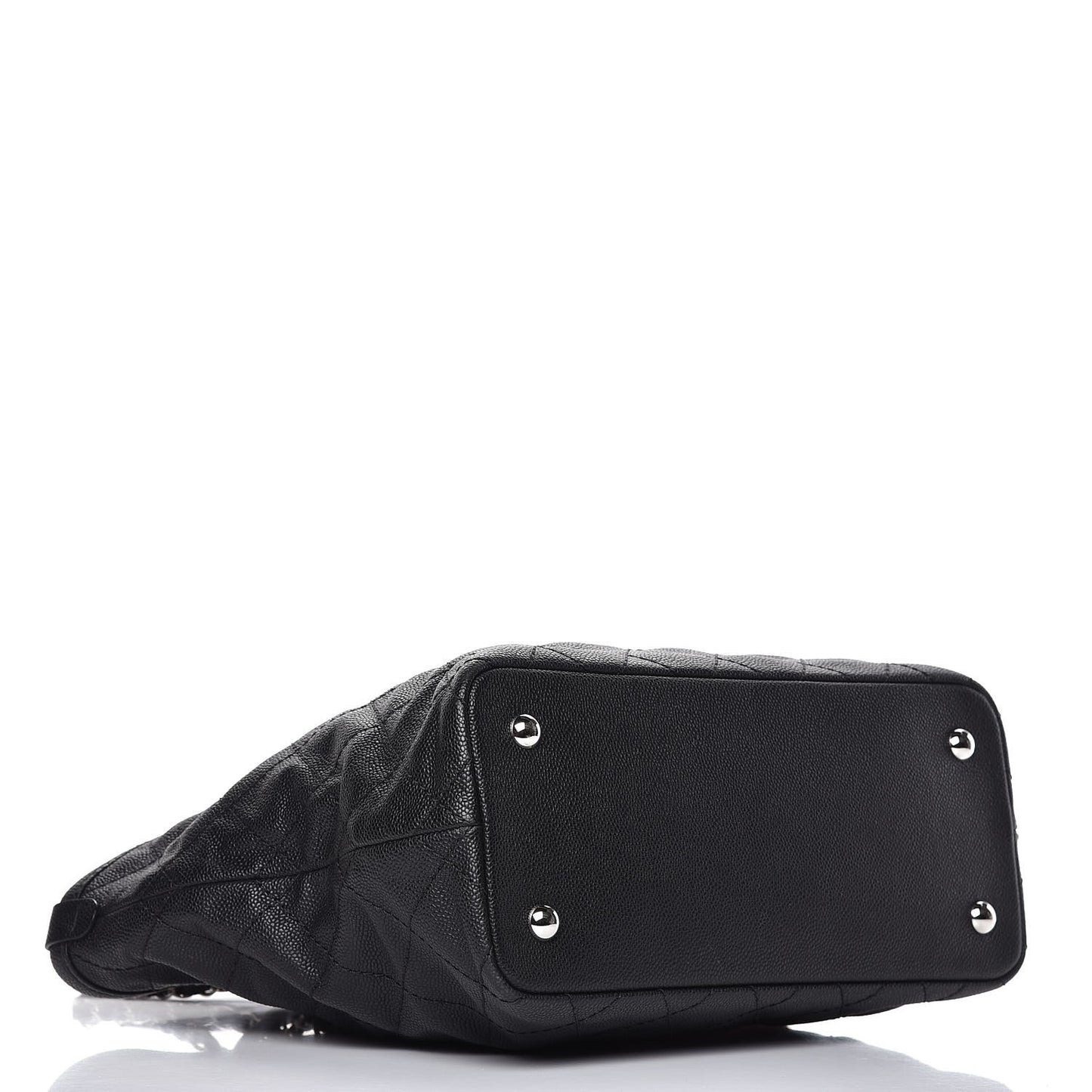 Grained Calfskin Daily Tote Black