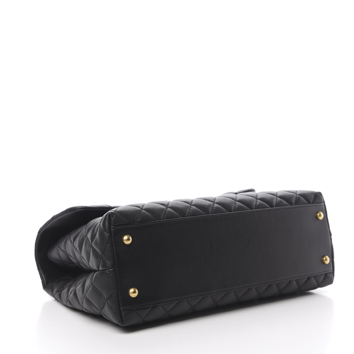 Chanel Caviar Quilted Medium Coco Handle Flap Black 5 of 12