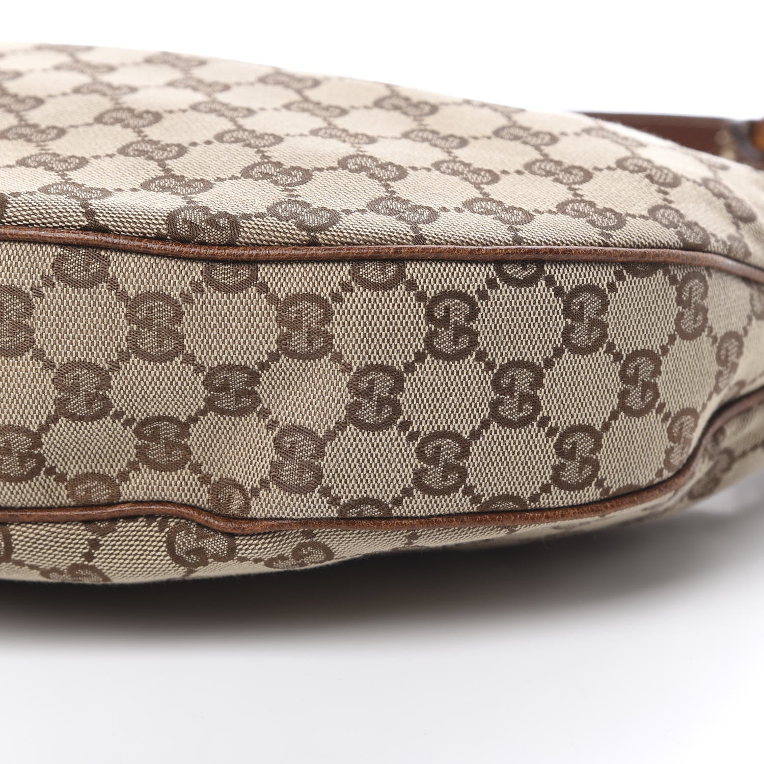Gucci Monogram Bamboo Ring Hobo Brown 10 of 14