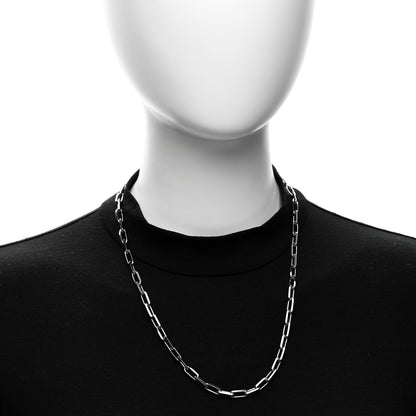 Cartier 18K White Gold Medium Santos De Cartier Link Necklace 2 of 5