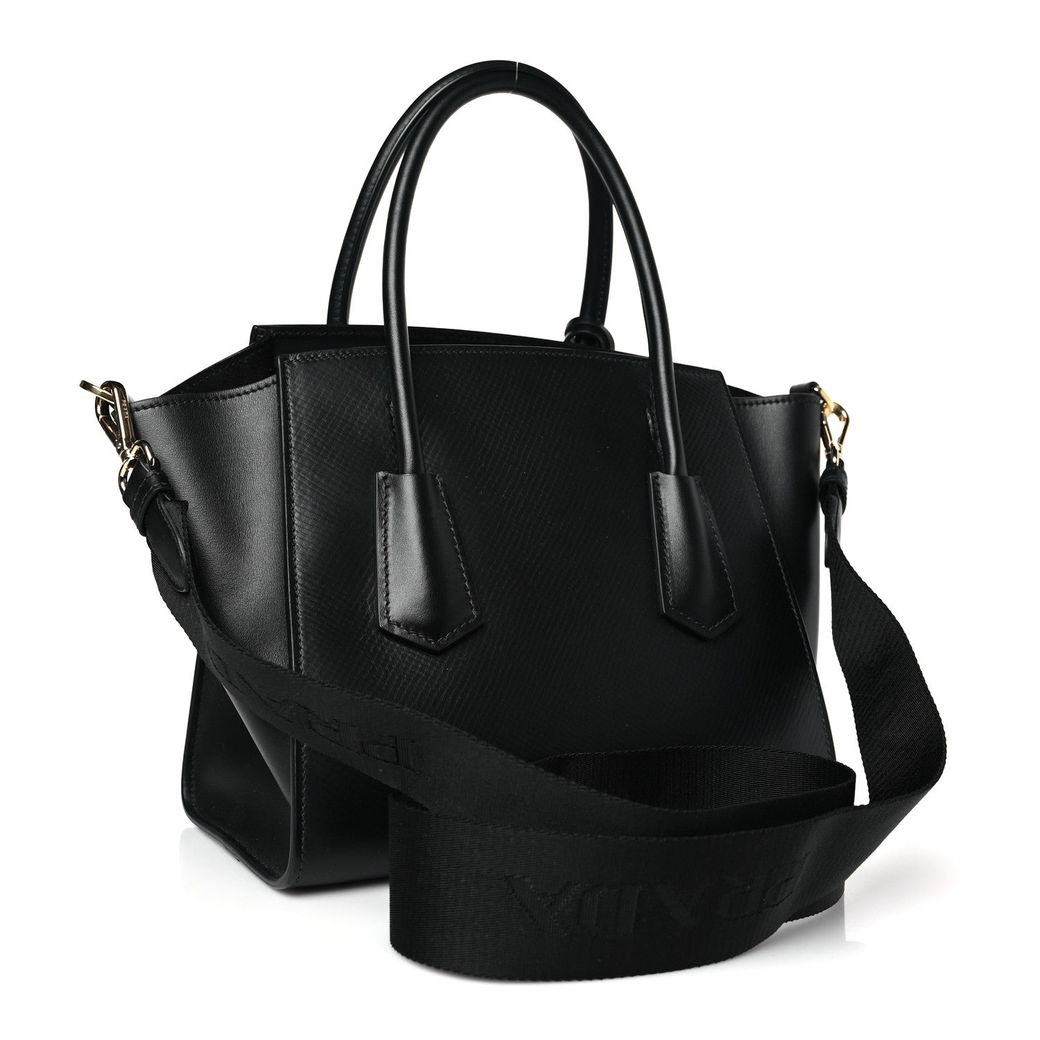 Prada Vitello Satchel Black 3 of 8