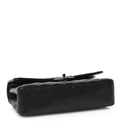 Chanel Caviar Quilted Medium Double Flap Black 4 of 11