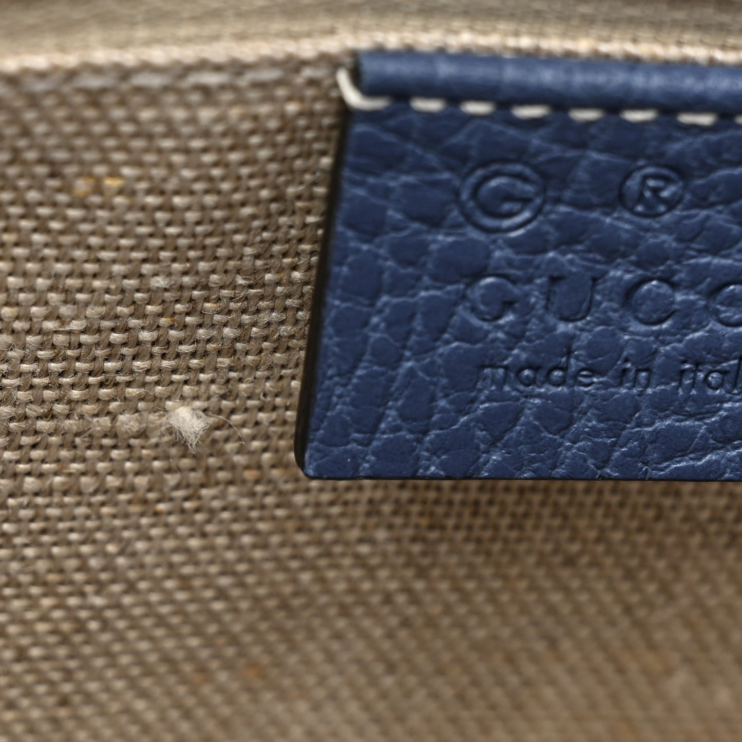 Dollar Calfskin Interlocking G Shoulder Bag Caspian