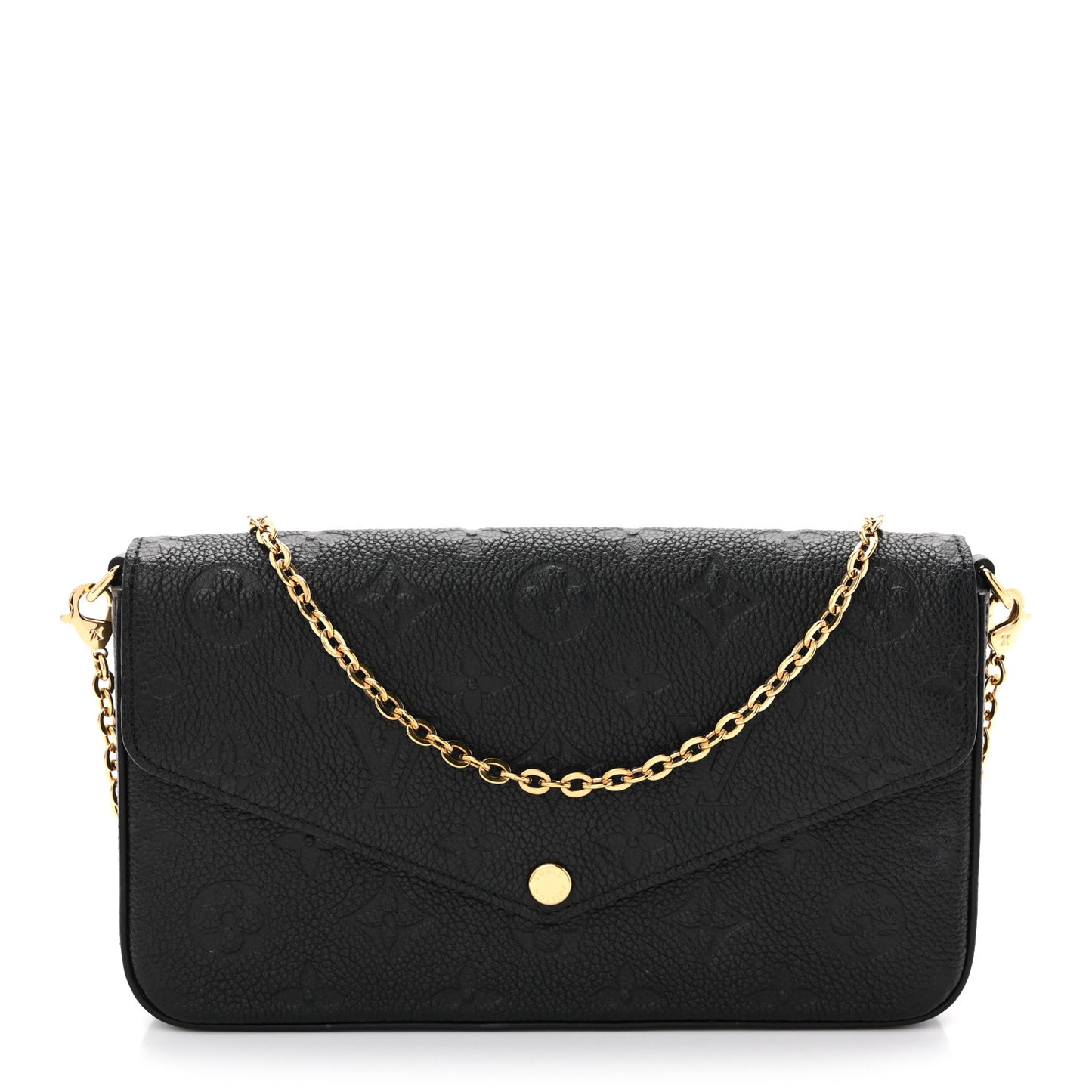 Empreinte Pochette Felicie Chain Wallet Black