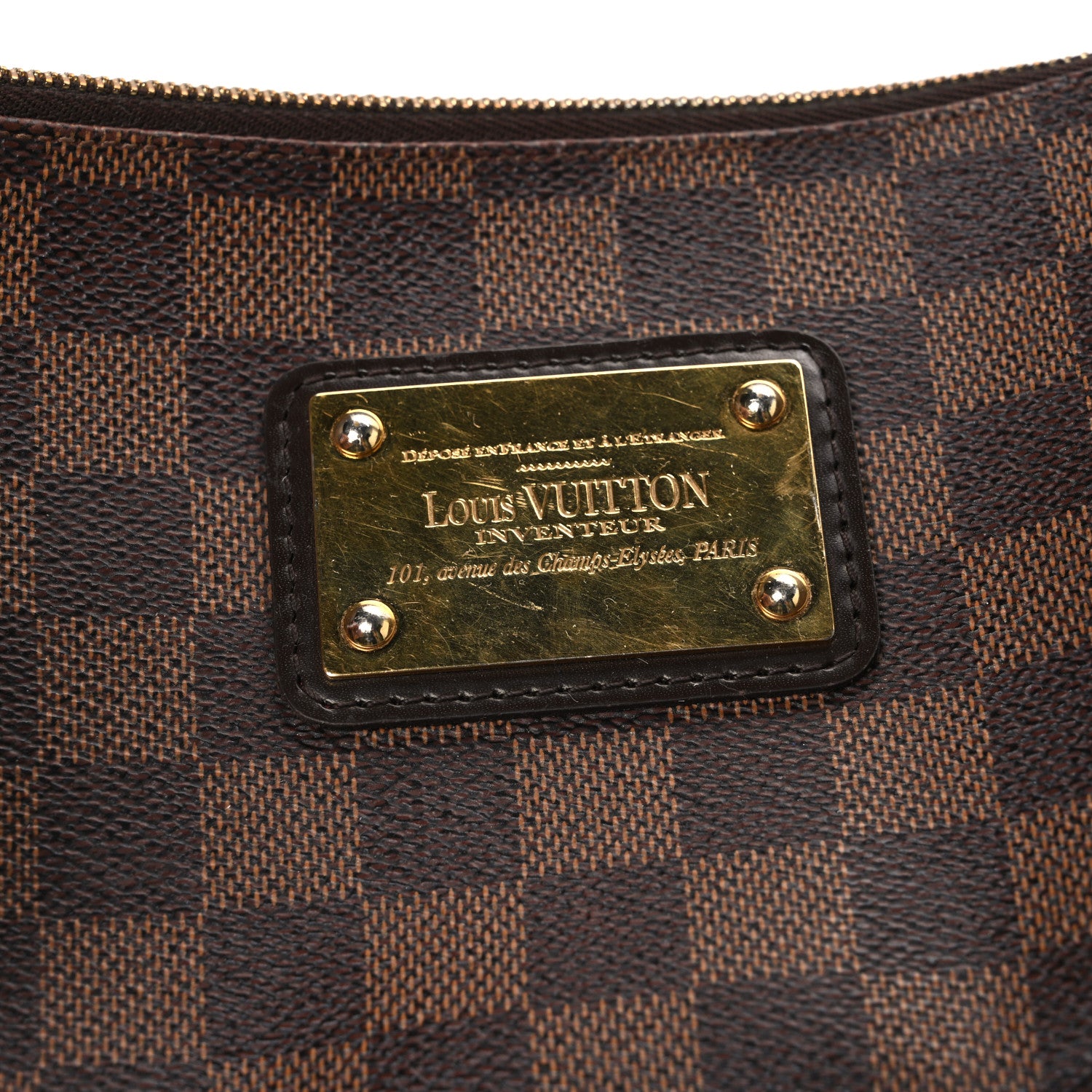 Louis Vuitton Damier Ebene Eva Clutch 11 of 11