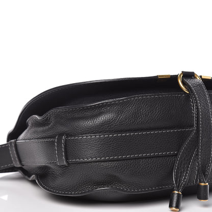 Chloe Calfskin Medium Marcie Round Crossbody Bag Black 5 of 11