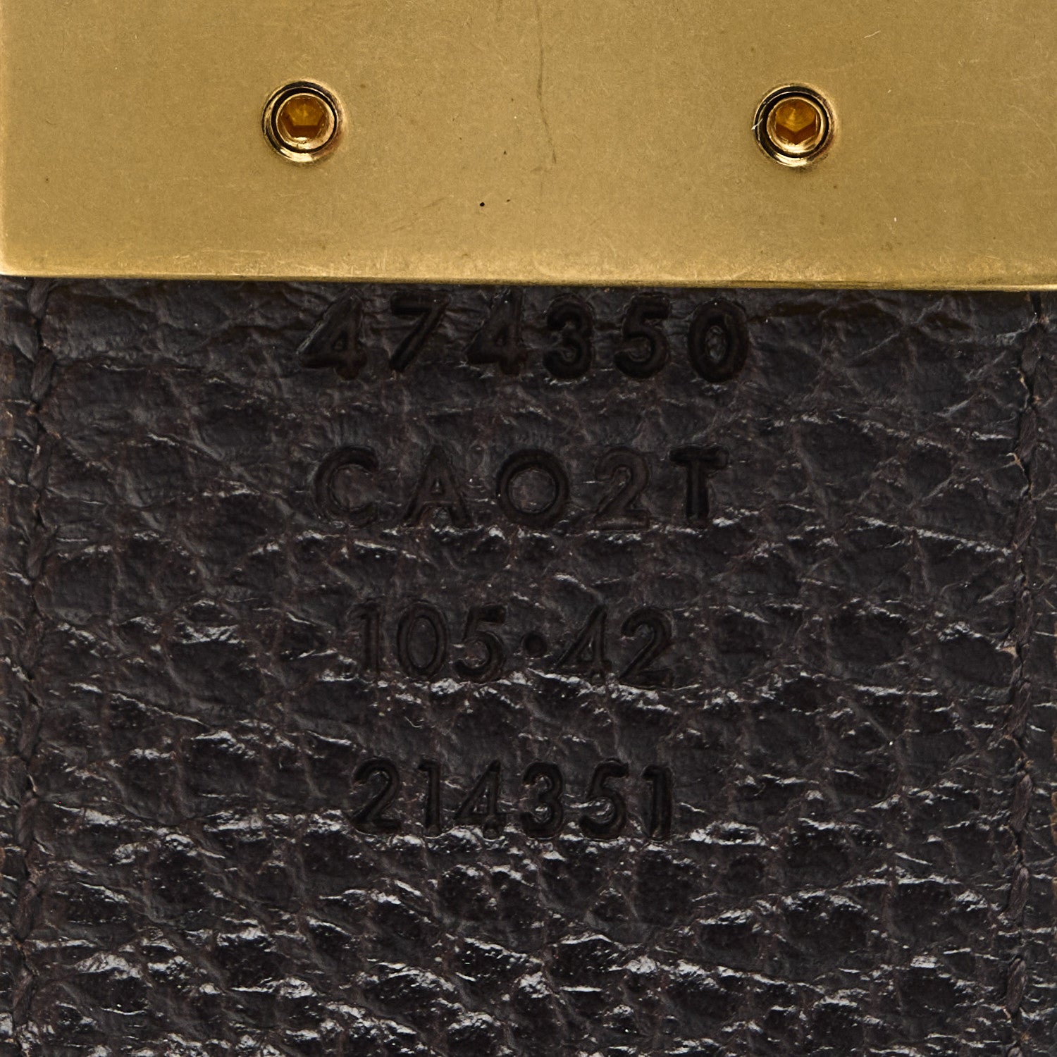 Gucci Calfskin Double G Reversible Belt 105 42 Black Cocoa 6 of 8