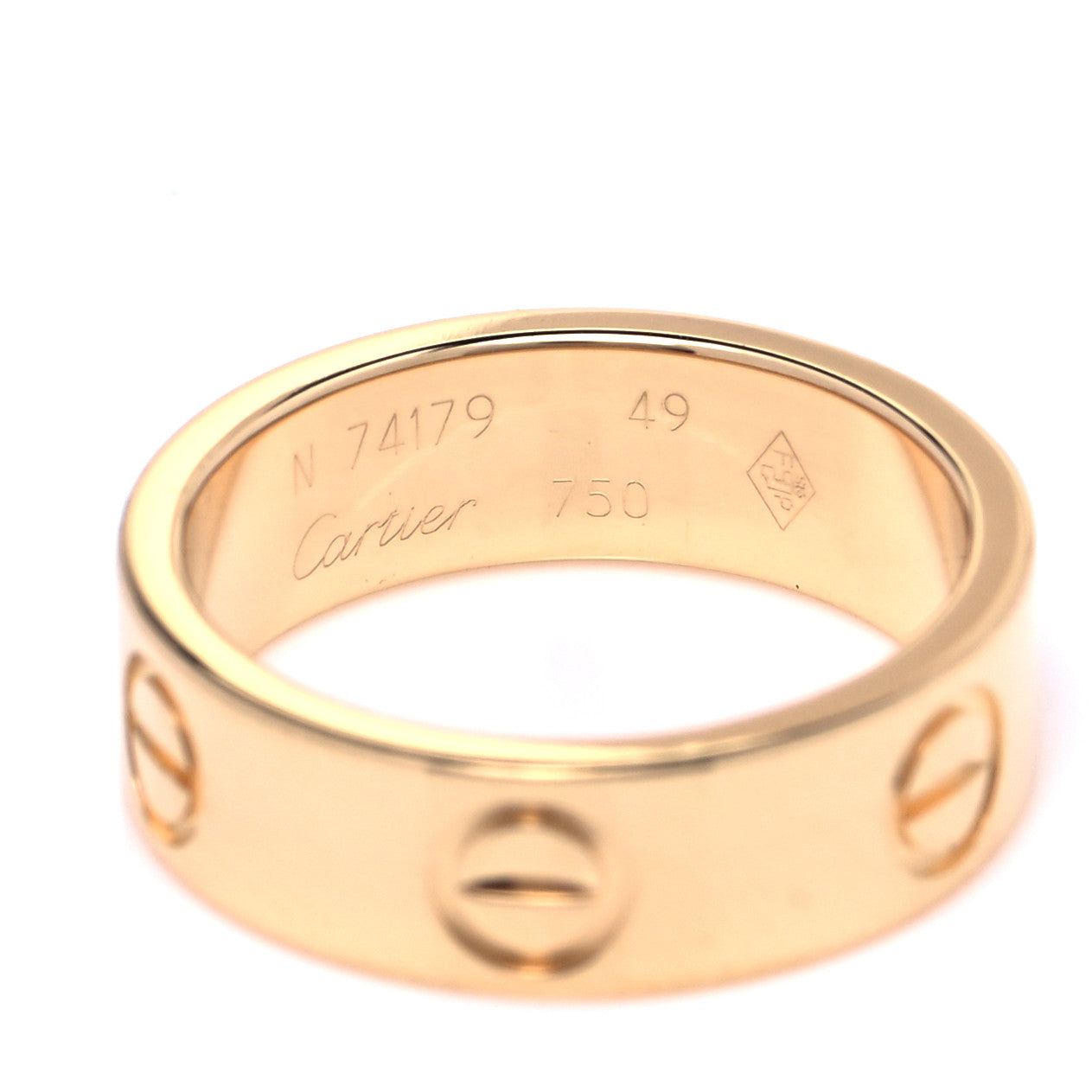 Cartier 18K Yellow Gold 5.5mm LOVE Ring 49 4.75 4 of 4