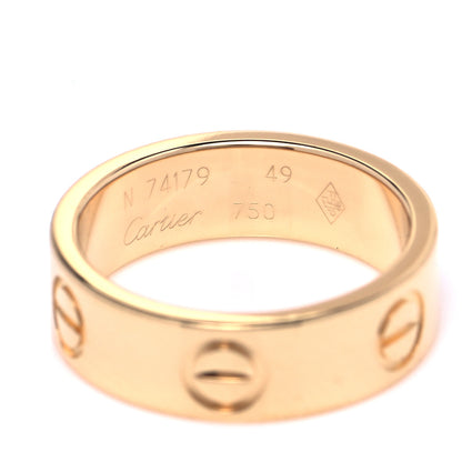 Cartier 18K Yellow Gold 5.5mm LOVE Ring 49 4.75 4 of 4