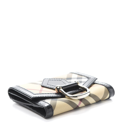 Burberry Nova Check Penrose Compact Wallet Black 4 of 12