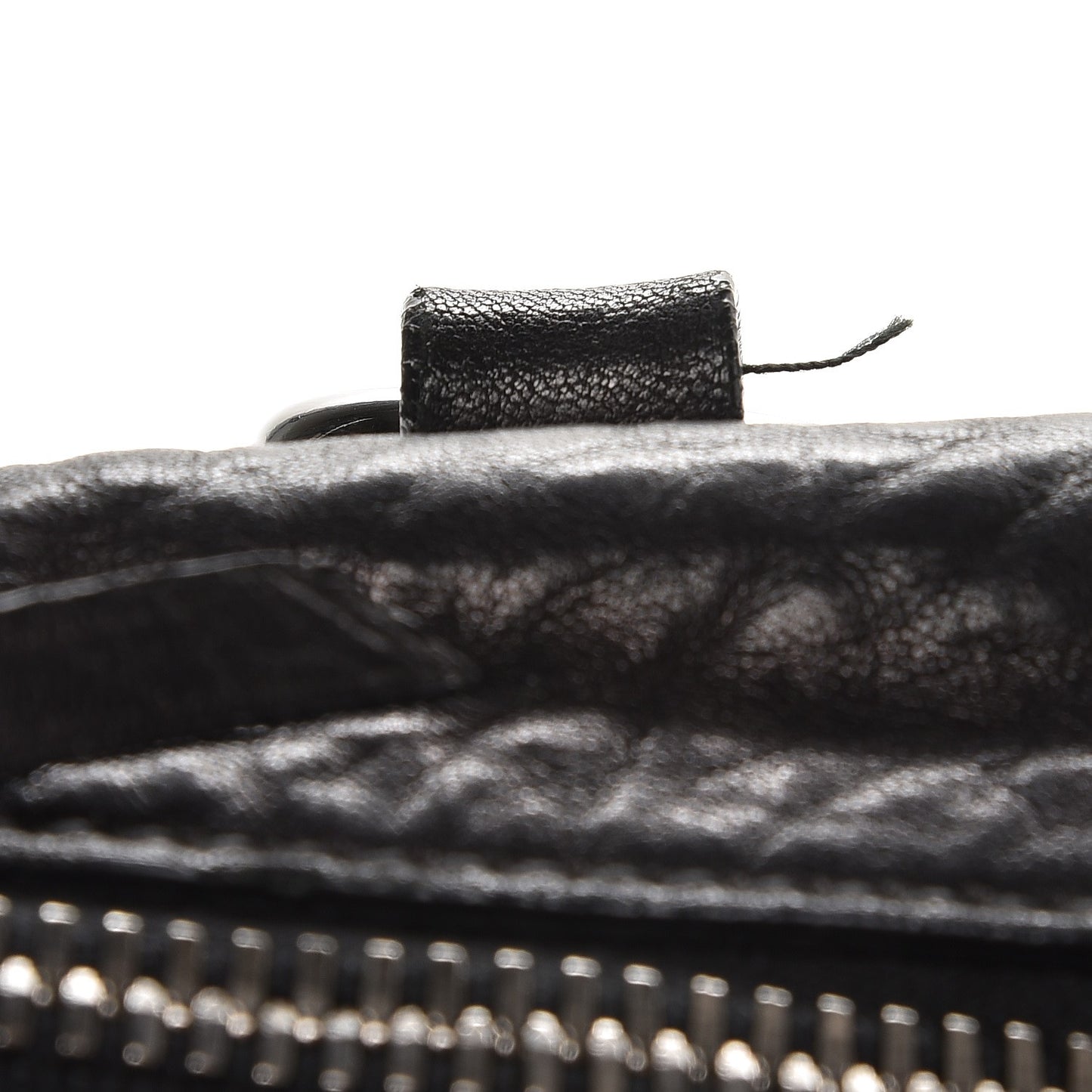 Goatskin Madras Convertible Tote Nero Black