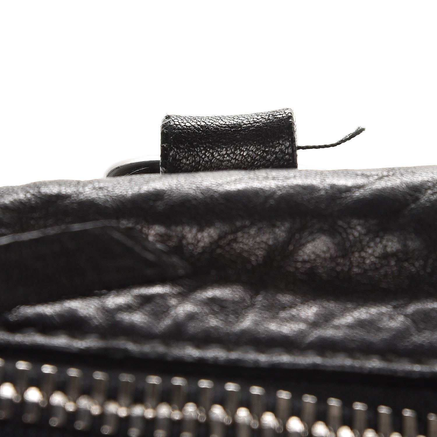 Miu Miu Goatskin Madras Convertible Tote Nero Black 15 of 15