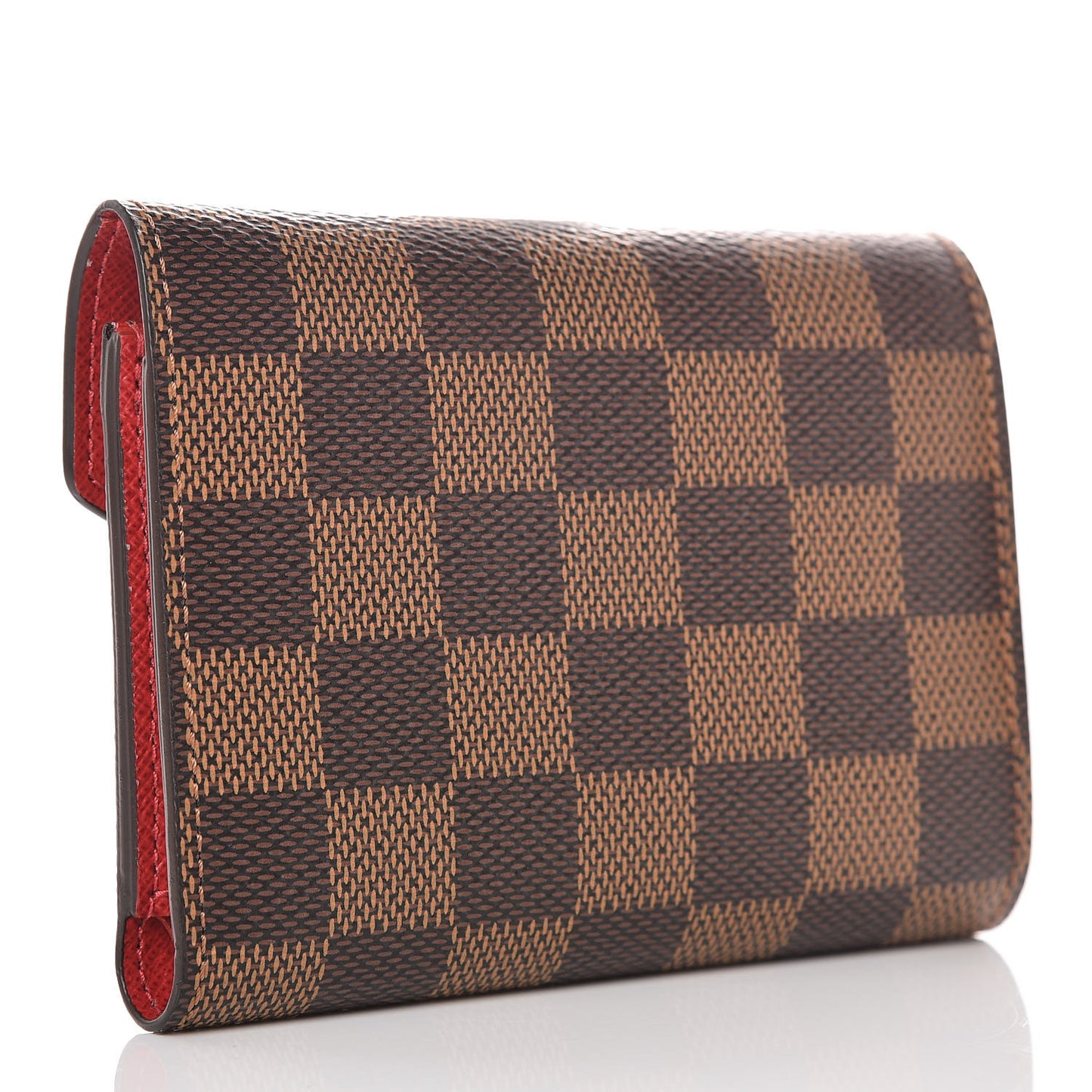 Damier Ebene Victorine Wallet Red