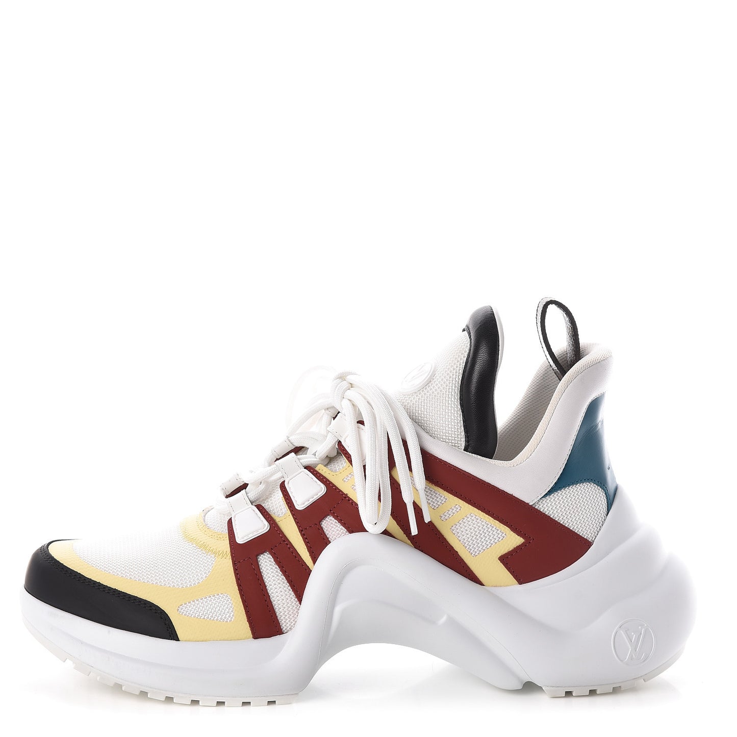 Calfskin Technical Nylon LV Archlight Sneakers 42 Terracotta