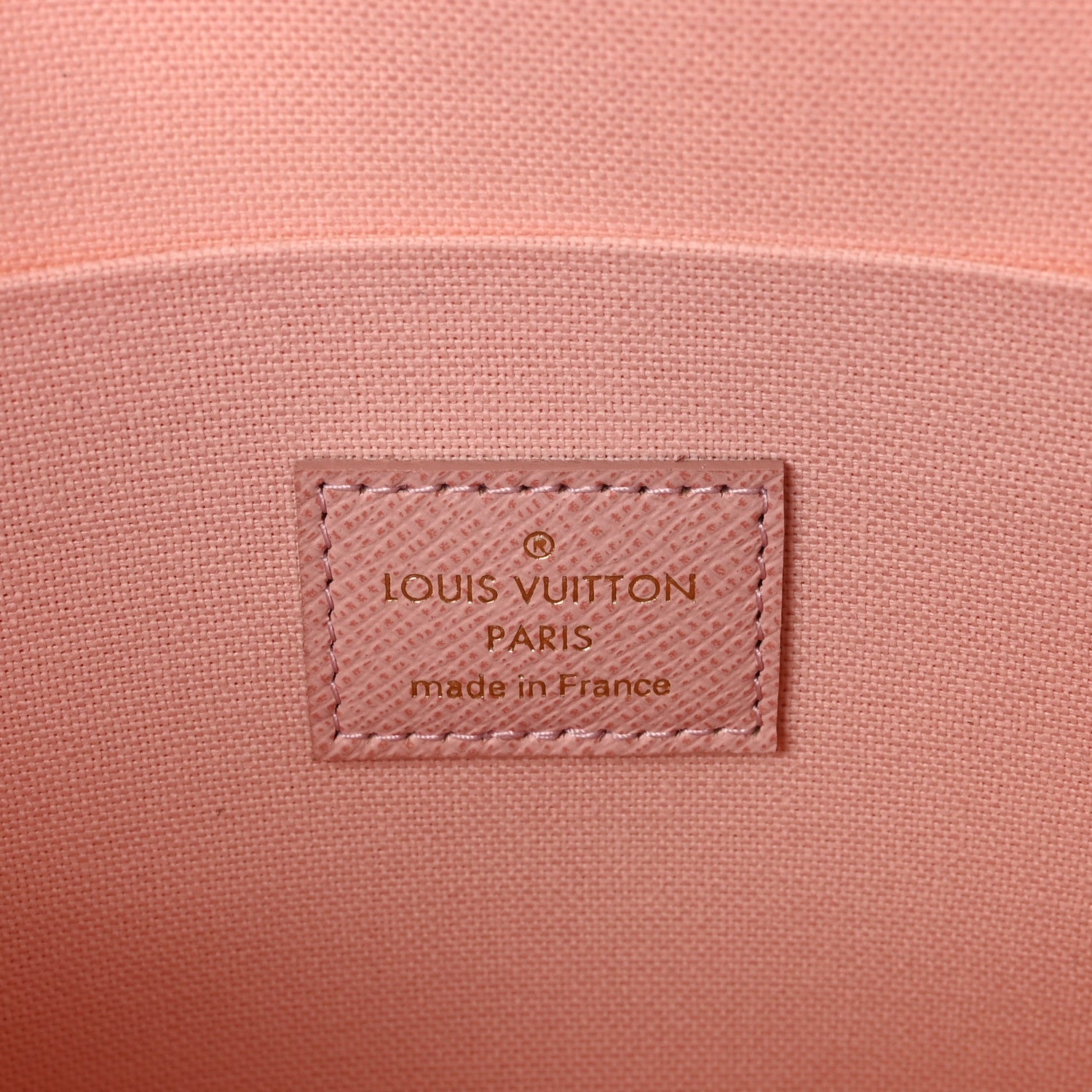 Louis Vuitton Damier Azur Pochette Felicie Chain Wallet Rose Ballerine 7 of 11