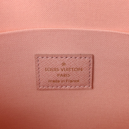Louis Vuitton Damier Azur Pochette Felicie Chain Wallet Rose Ballerine 7 of 11