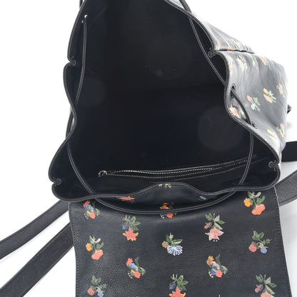 Saint Laurent Calfskin Prairie Flower Printed Festival Backpack Multicolor 5 of 15