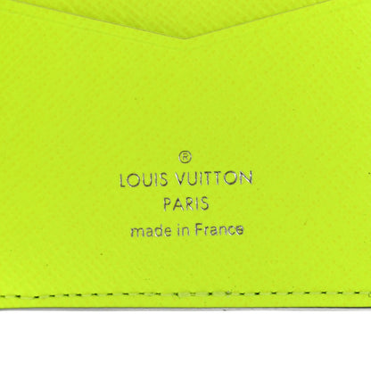 Louis Vuitton Taigarama Pocket Organizer Neon Yellow 6 of 7