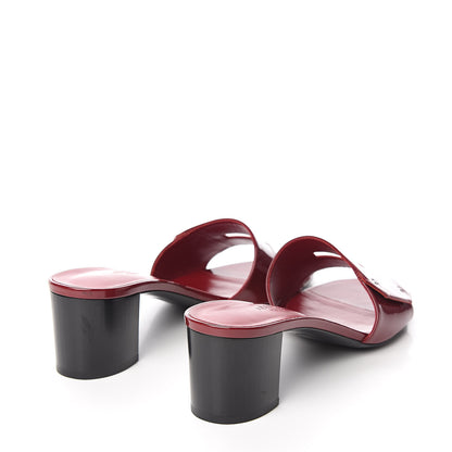 Hermes Patent Very Sandals 41 Cherry Tomato 4 of 10