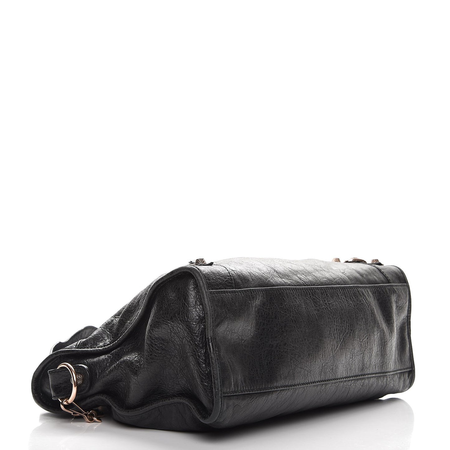Agneau Giant 12 Rose Gold Hardware City Black