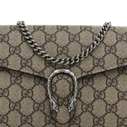 Gucci GG Supreme Monogram Mini Dionysus Chain Wallet Beige Taupe 8 of 10