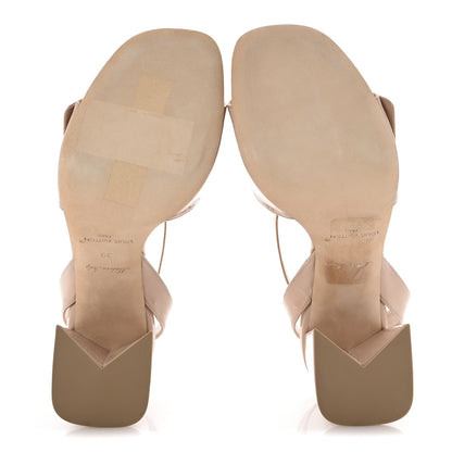 Louis Vuitton Patent Calfskin Shake Sandals 39 Nude Pink 6 of 9