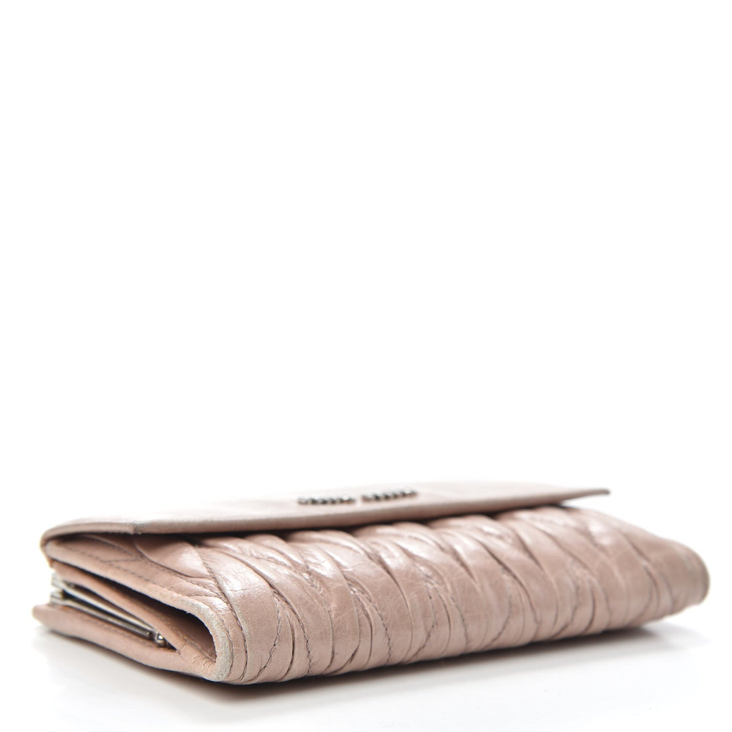 Nappa Matelasse Lux Flap Wallet Mughetto