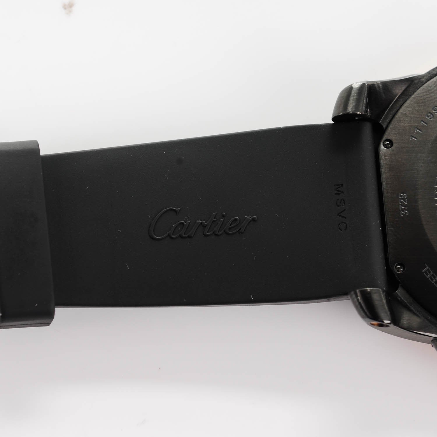 Cartier ADLC Stainless Steel 18K Pink Gold Rubber 42mm Calibre de Cartier Diver Automatic Watch Black 8 of 8